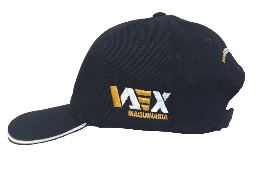 gorra personalizada con bordado lateral